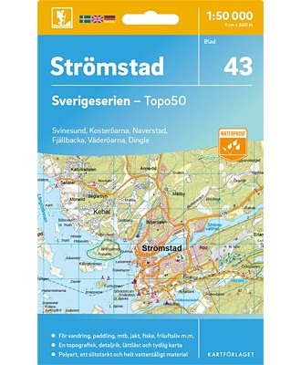 Strömstad Sverigeserien - Topo50 - blad 43