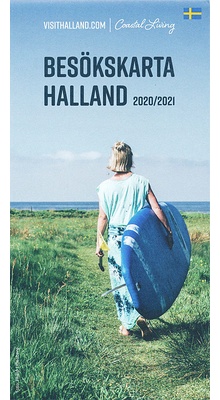 Kort over Halland med Hallandsleden
