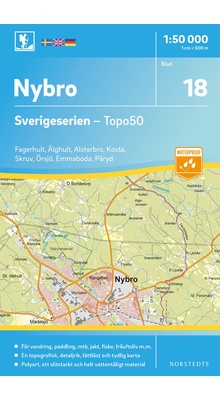 Nybro Sverigeserien - Topo50 - blad 18