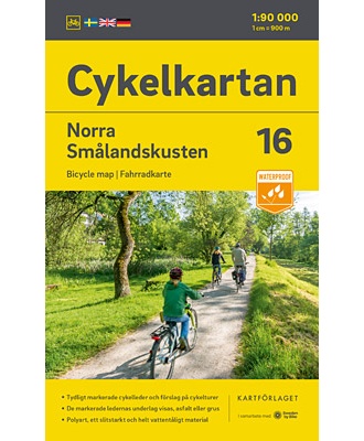 Cykelkartan 16 - Smålandskysten nord