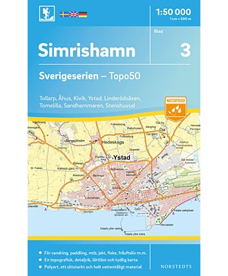 Simrishamn Sverigeserien - Topo50 - blad 3