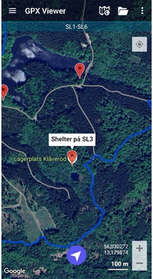 Skåneleden SL1-SL6. GPX-fil