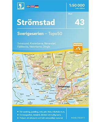 Strömstad Sverigeserien - Topo50 - blad 43