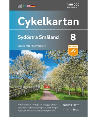 Cykelkartan 8 - Småland sydøst