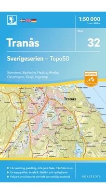 Tranås Sverigeserien - Topo50 - blad 32