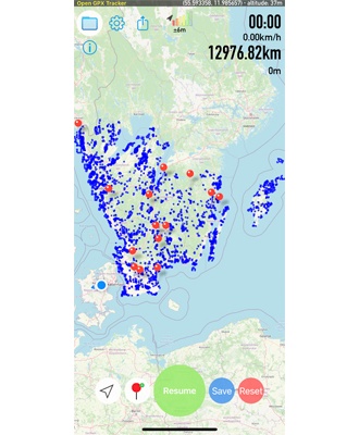 Naturreservater mv. i Sydsverige. GPX-fil