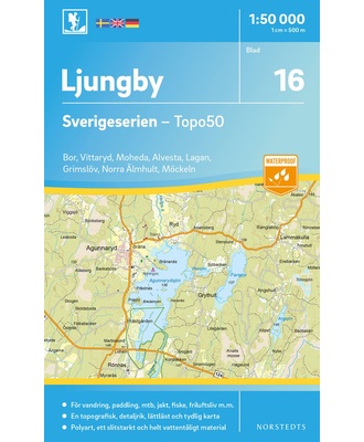 Ljungby Sverigeserien - Topo50 - blad 16