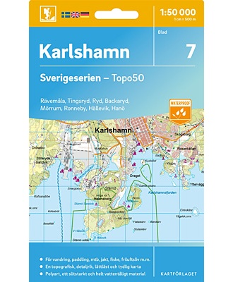 Karlshamn Sverigeserien - Topo50 - blad 7