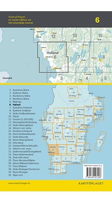 Cykelkartan 6 - Halland midt