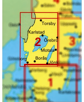 Västra Svealand Bil- & Turistkort. Blad 2