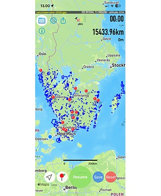 Naturreservater mv. i Sydsverige. GPX-fil
