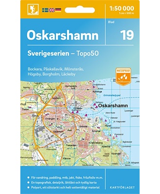 Oskarshamn Sverigeserien - Topo50 - blad 19