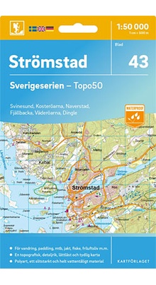 Strömstad Sverigeserien - Topo50 - blad 43