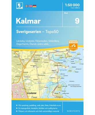 Kalmar Sverigeserien - Topo50 - blad 9