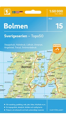 Bolmen Sverigeserien - Topo50 - blad 15