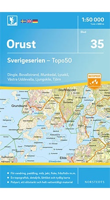 Orust Sverigeserien - Topo50 - blad 35