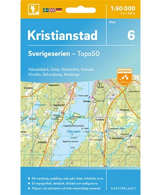 Kristianstad Sverigeserien - Topo50 - blad 6