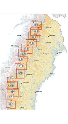 Outdoorkartan blad 1: Abisko Kebnekaise Nikkaluokta