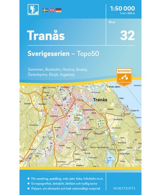 Tranås Sverigeserien - Topo50 - blad 32