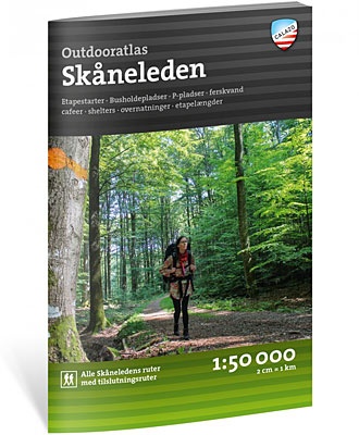 Friluftsatlas Skåneleden 1:50.000