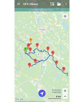 Lönnebergaleden. GPX-fil