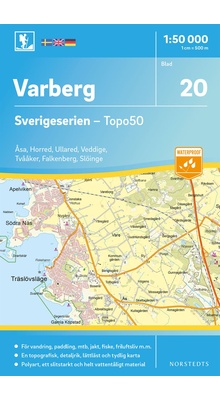 Varberg Sverigeserien - Topo50 - blad 20