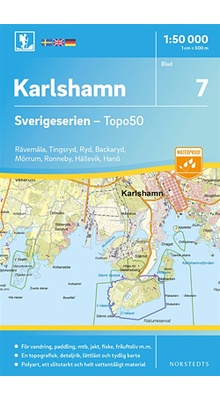 Karlshamn Sverigeserien - Topo50 - blad 7