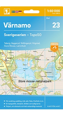 Värnamo Sverigeserien - Topo50 - blad 23