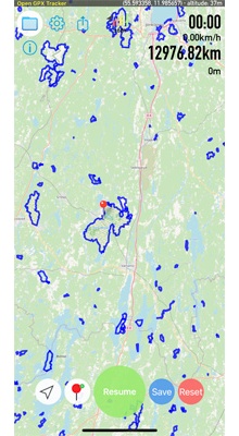 Naturreservater mv. i Sydsverige. GPX-fil