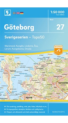 Göteborg Sverigeserien - Topo50 - blad 27