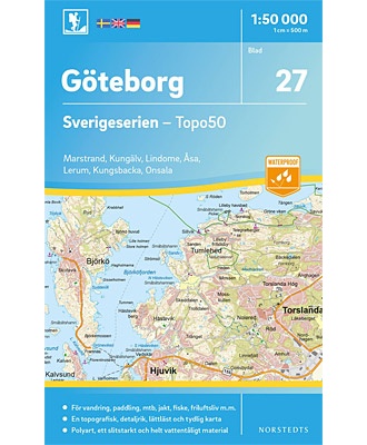 Göteborg Sverigeserien - Topo50 - blad 27