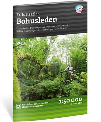 Friluftsatlas Bohusleden 1:50.000