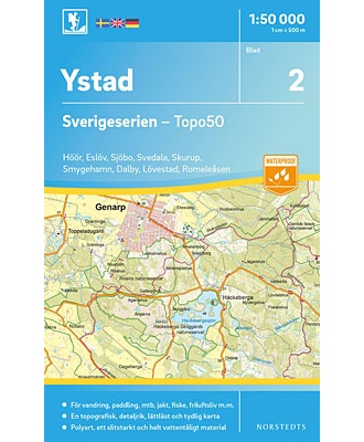 Ystad Sverigeserien - Topo50 - blad 2