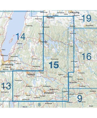 Cykelkartan 15 - Småland nord