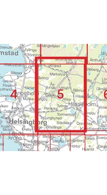 Hässleholm Sverigeserien - Topo50 - blad 5