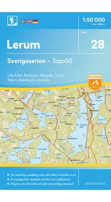 Lerum Sverigeserien - Topo50 - blad 28