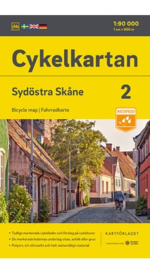 Cykelkartan 2 - Skåne sydøst