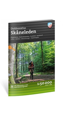 Friluftsatlas Skåneleden 1:50.000