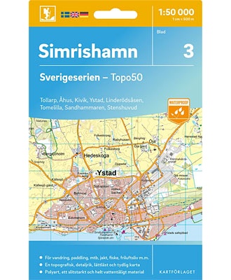 Simrishamn Sverigeserien - Topo50 - blad 3
