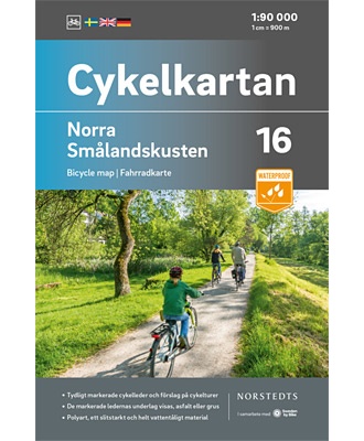 Cykelkartan Blad 16 - Smålandskysten nord