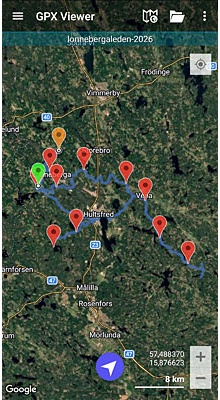 Lönnebergaleden. GPX-fil