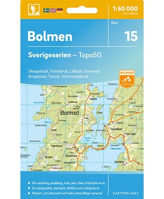 Bolmen Sverigeserien - Topo50 - blad 15