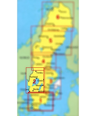 Västra Svealand Bil- & Turistkort. Blad 2