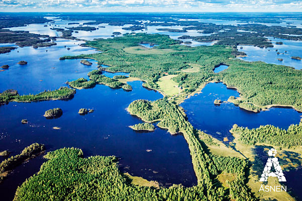 Åsnens Nationalpark nord for Norraryds Camping