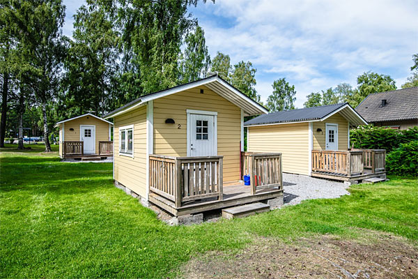 Campinghytter på Alholmens Camping Campinghytter på Alholmens Camping