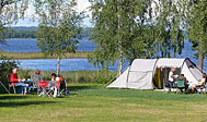 Mjölknabbens Camping ved søen Åsnen