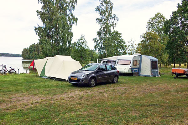 Odensvi camping ved Kyrksjön