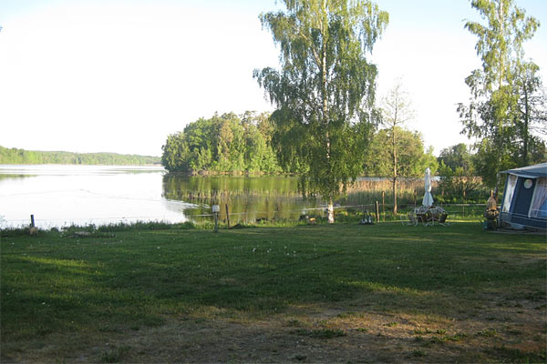 Odensvi camping ved Kyrksjön