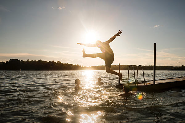 Skönstavik Camping ligger ud til havet Skönstavik Camping ligger ud til havet