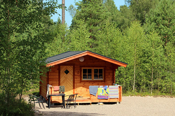 Campinghytte på Spilhammars Campingplads